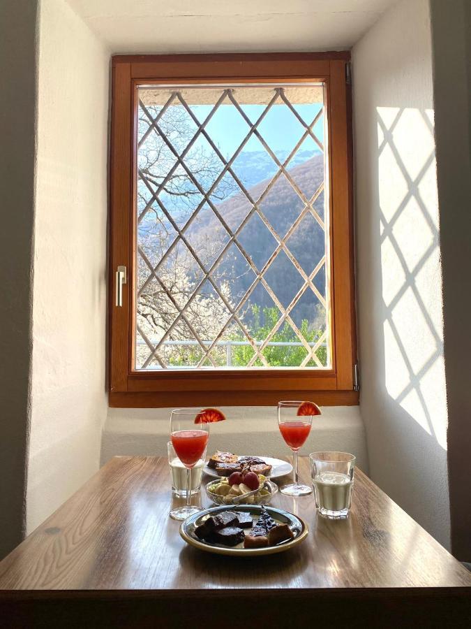 Osteria Gruetli Con Alloggio Borgnone 外观 照片