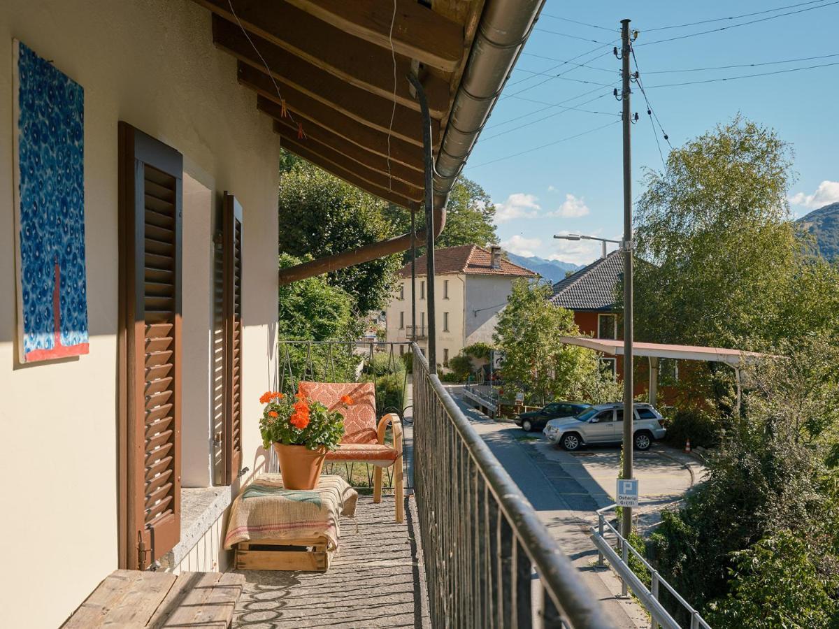Osteria Gruetli Con Alloggio Borgnone 外观 照片